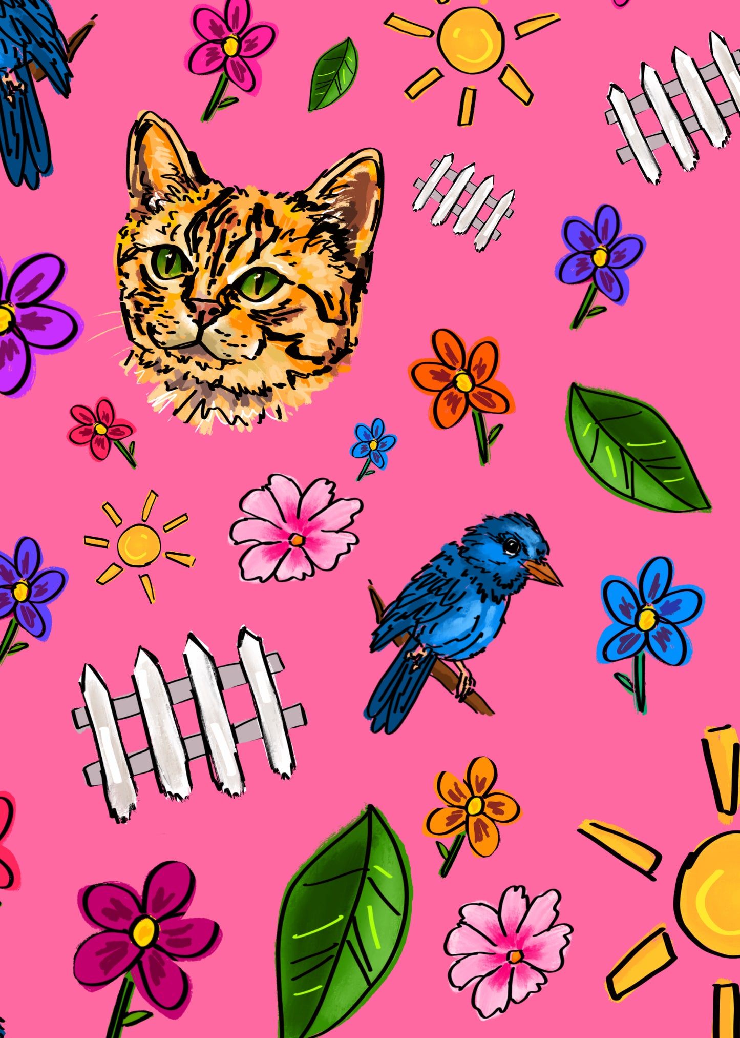 Greeting Card - ‘Backyard Bliss