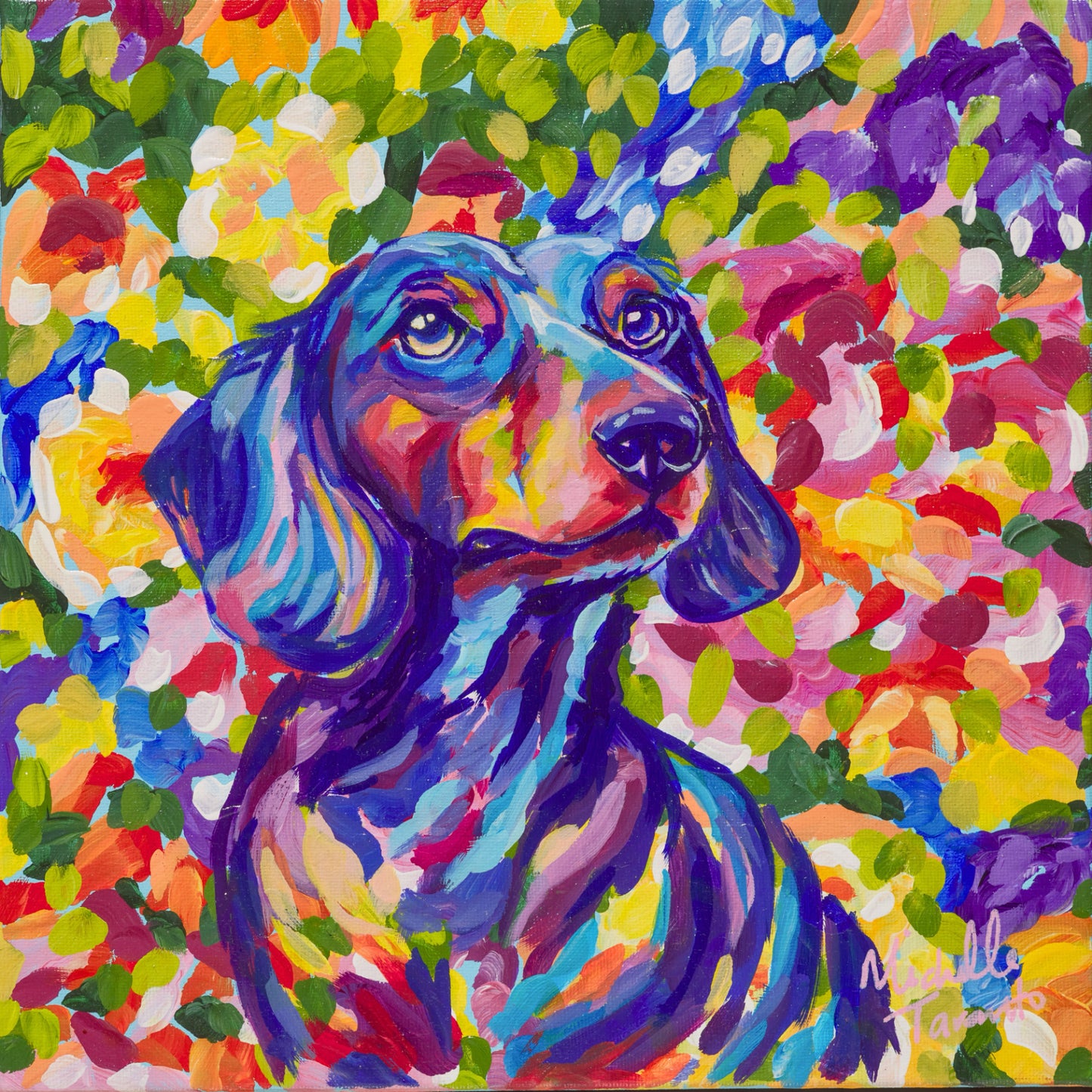 Greeting Card - ‘Petal Pup'