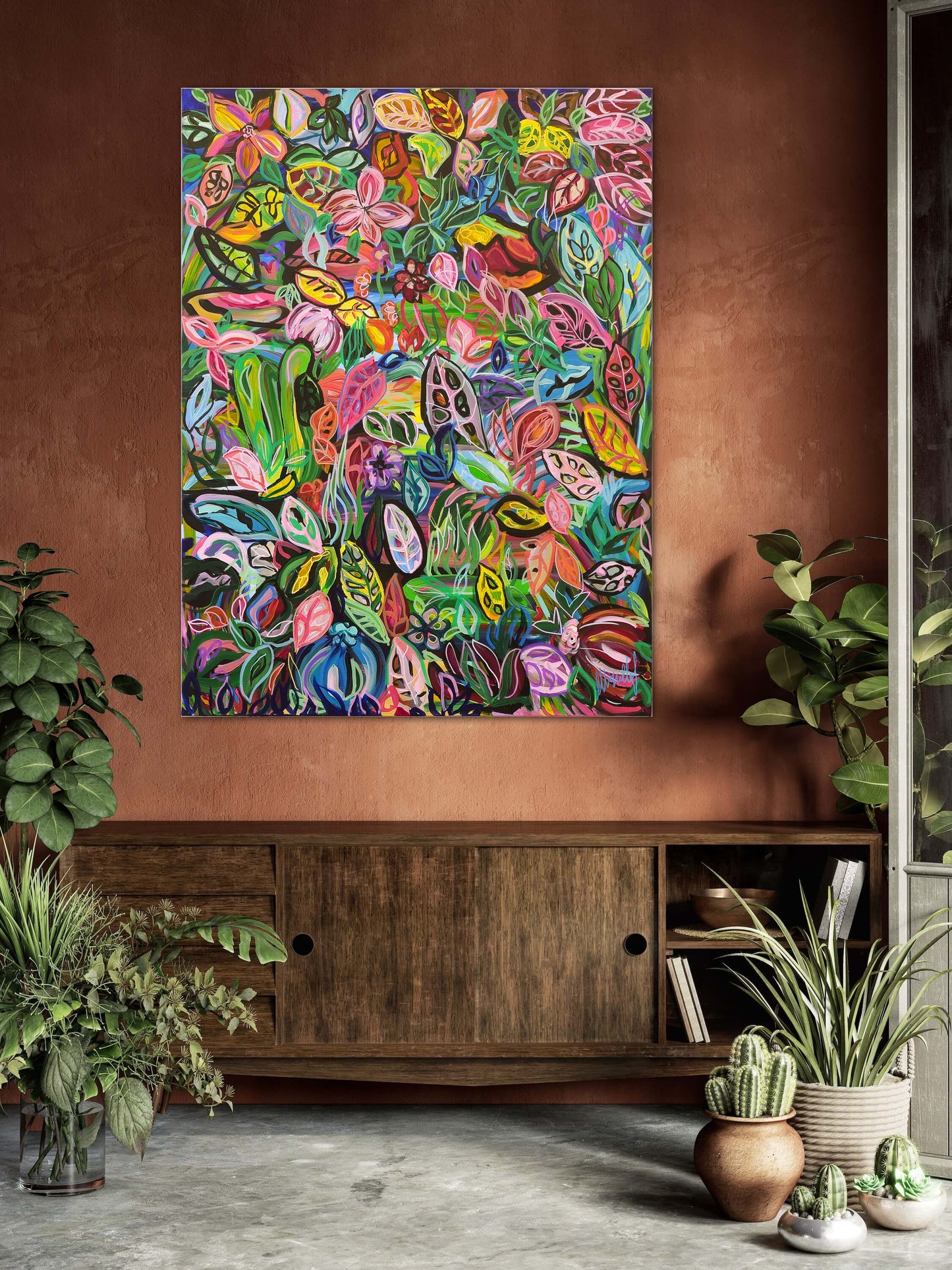 ‘Rainbow Jungle' Original Artwork