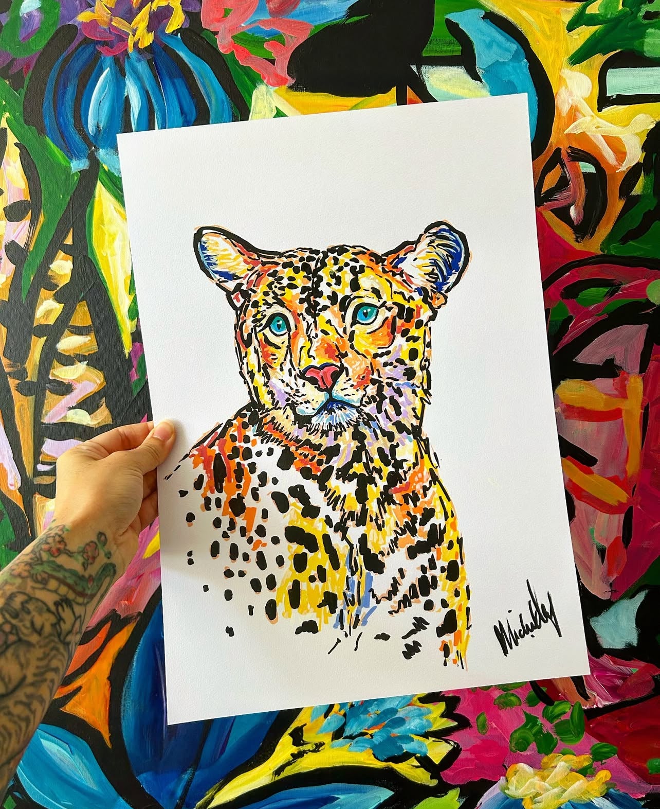 Leopard - Original Artwork – Arco Iris Interiors