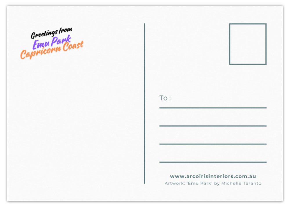 Postcard - 'Emu Park'