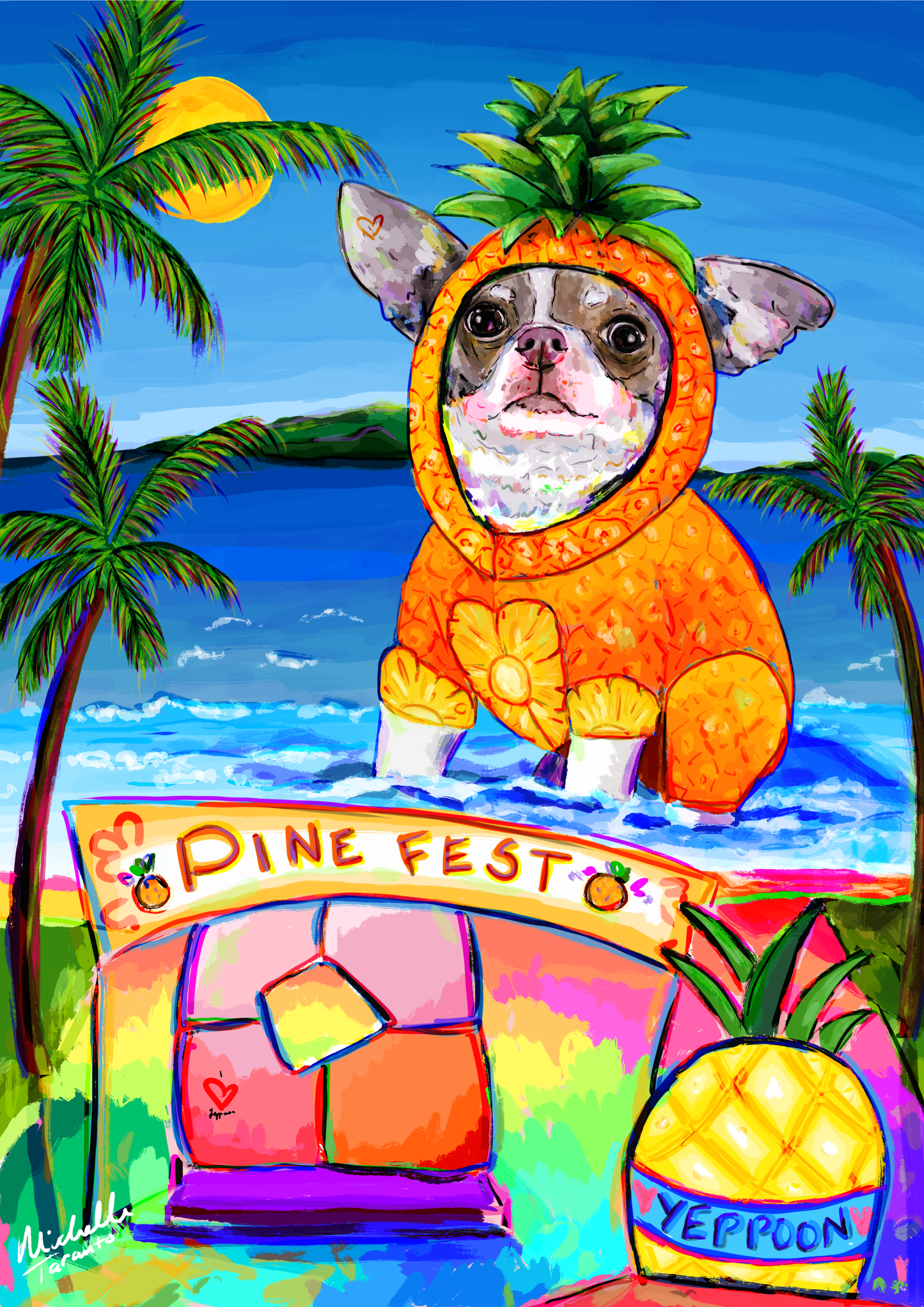 'PINE-ZILLA' Fine Art Print