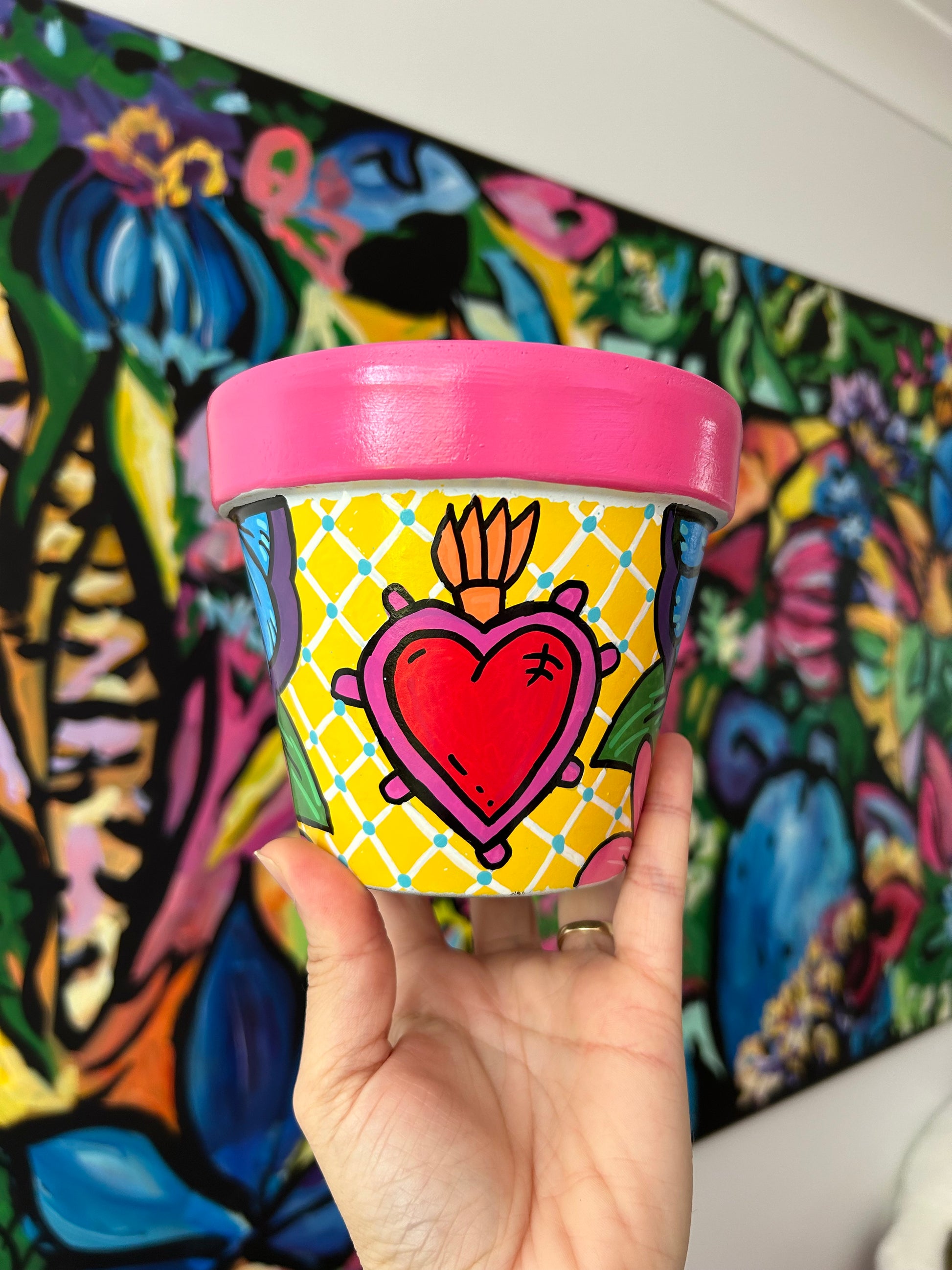 mexican plant pots australia Colourful 'Mexican' Pots – Arco Iris Interiors