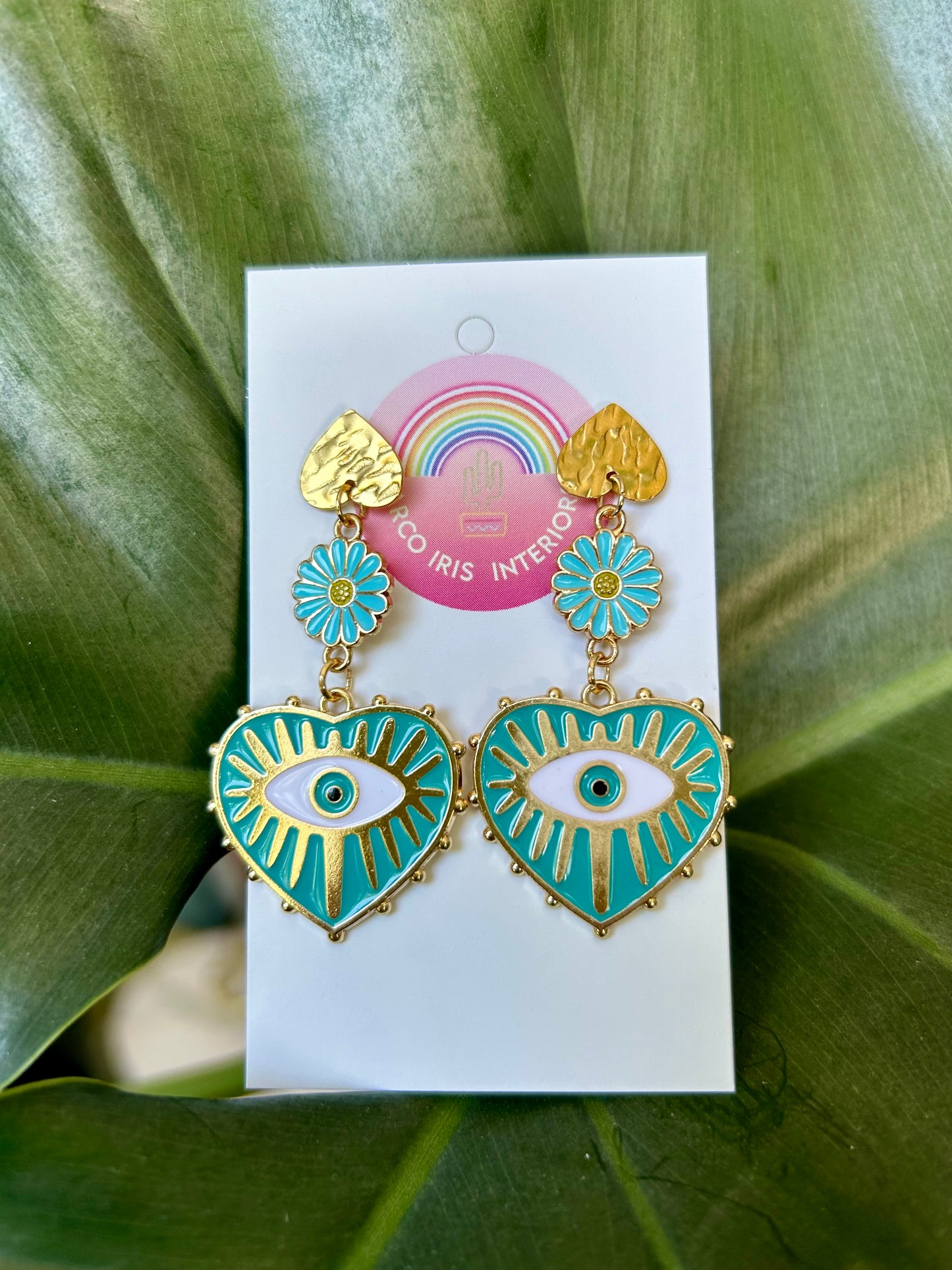 Mexican Heart Earrings