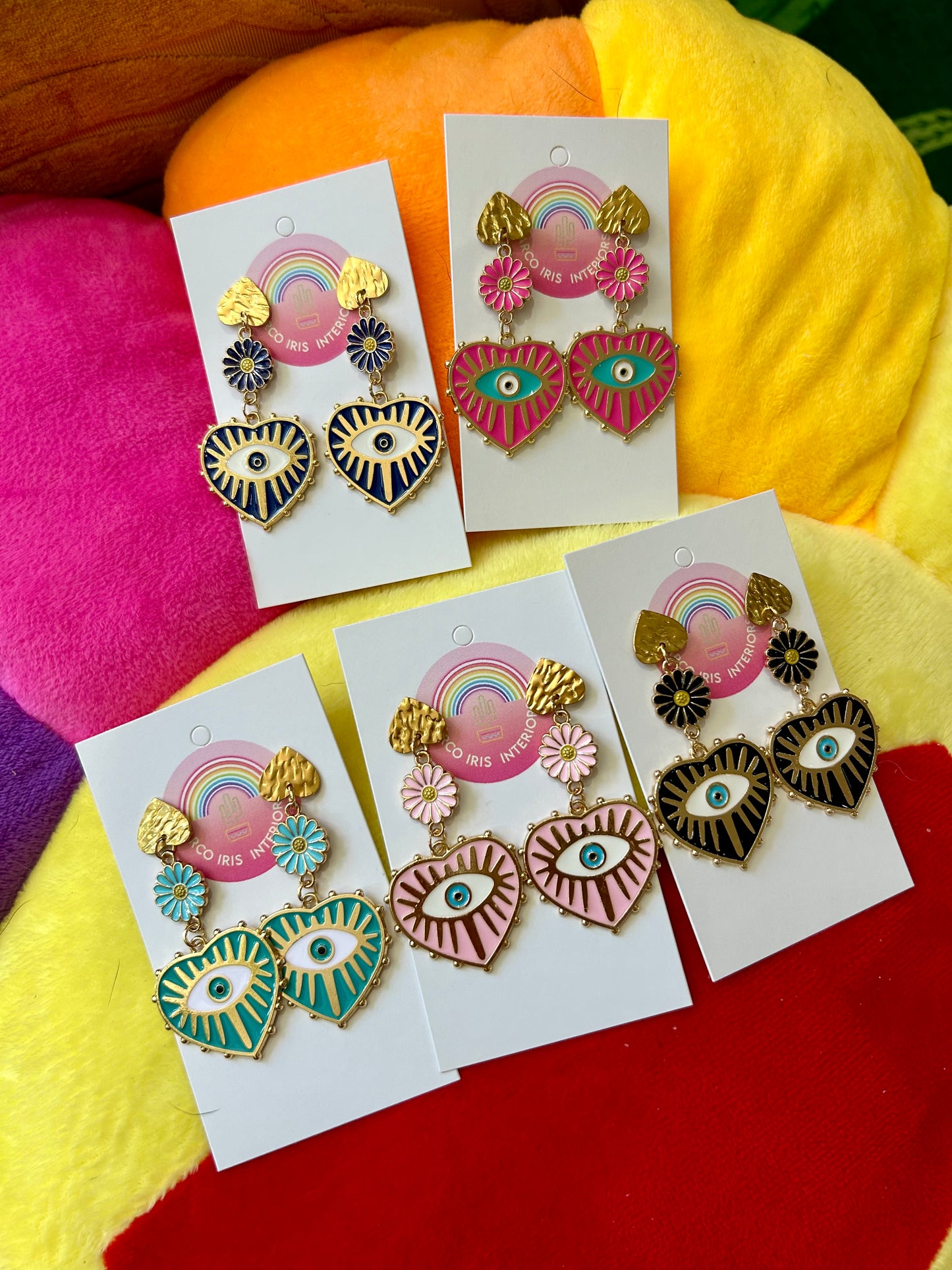 Mexican Heart Earrings