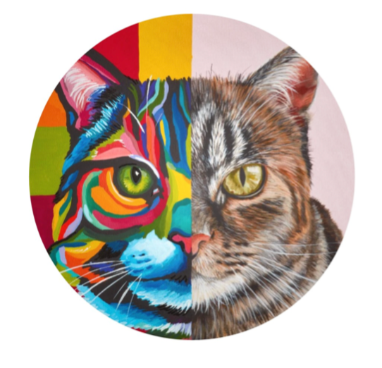 Sticker - Work Cat. Party Cat