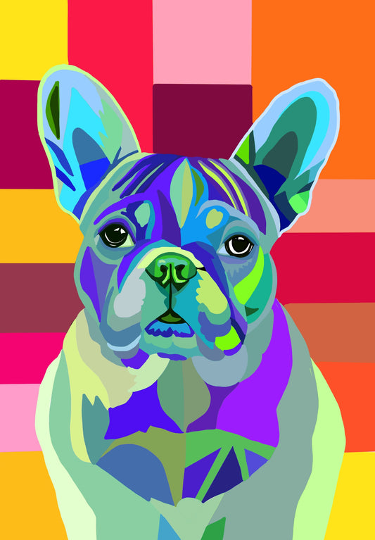 'Pop Frenchie' Fine Art Print