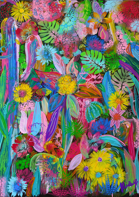 'Everyflower, Everywhere All At Once' Fine Art Print