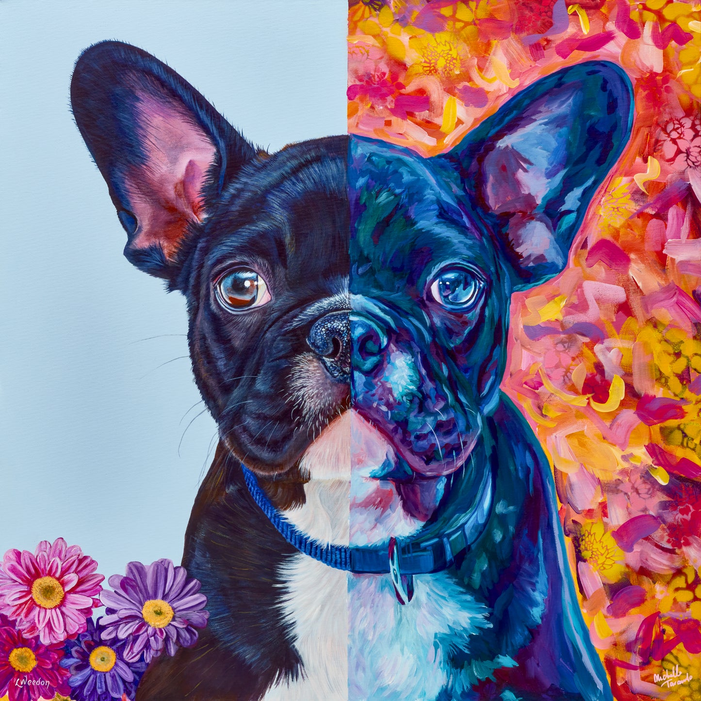Greeting Card - ‘Floraison Frenchie'