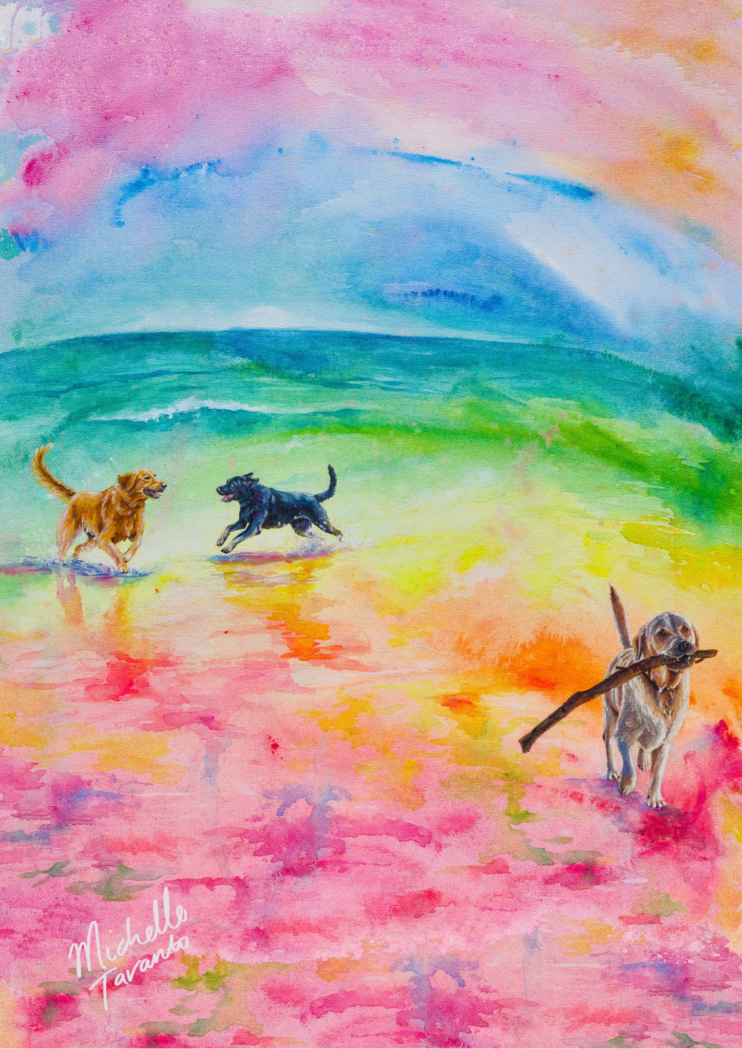 'Fun In The Sun (Tropical Life)' Fine Art Print