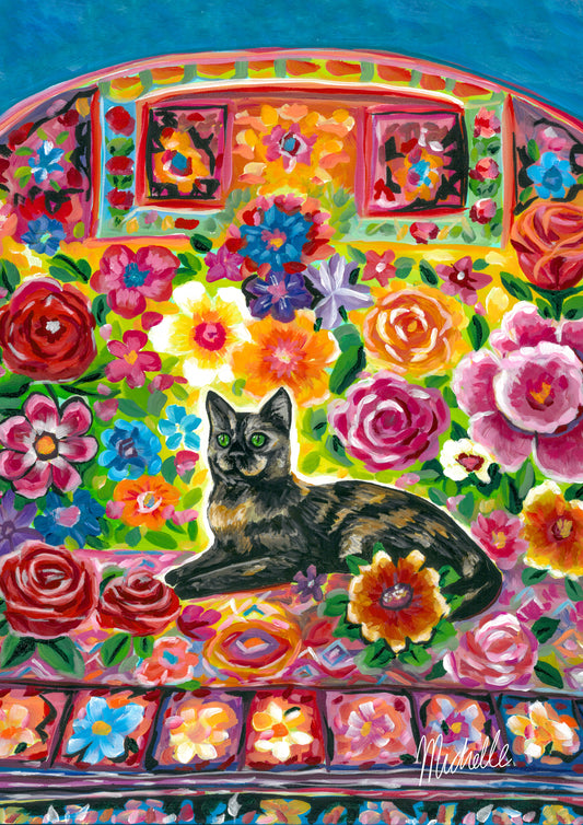 'Mexican Cat' Fine Art Print