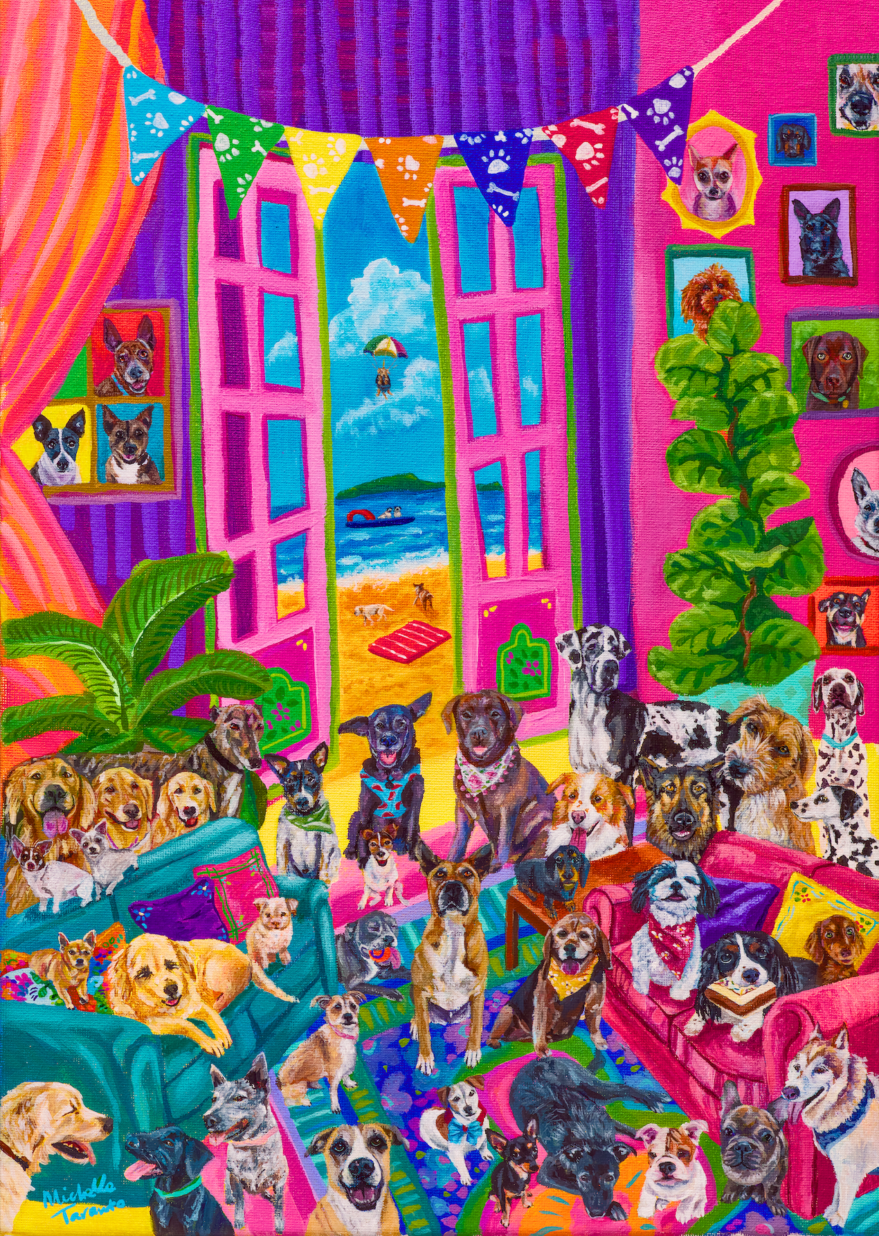 'Fifty-Three By The Sea' Fine Art Print