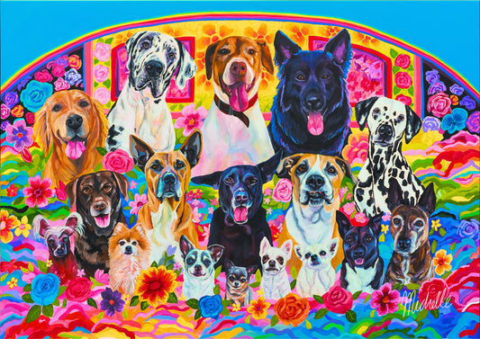 'To All The Dogs I've Loved' Fine Art Print