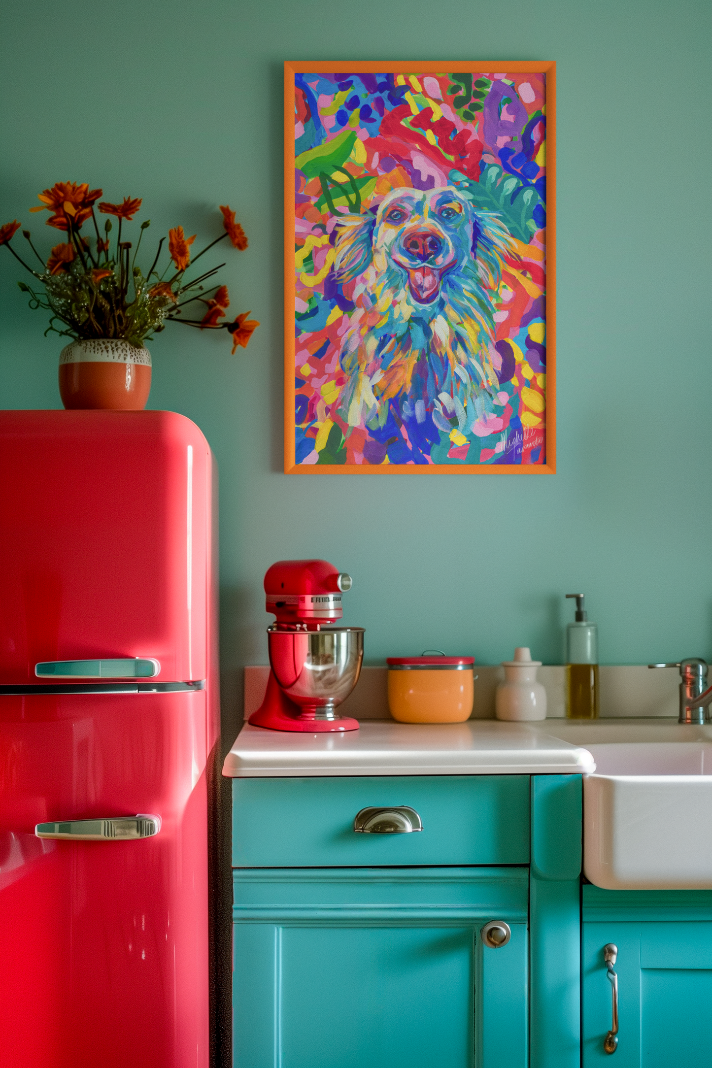 'Colour and Companion' Fine Art Print