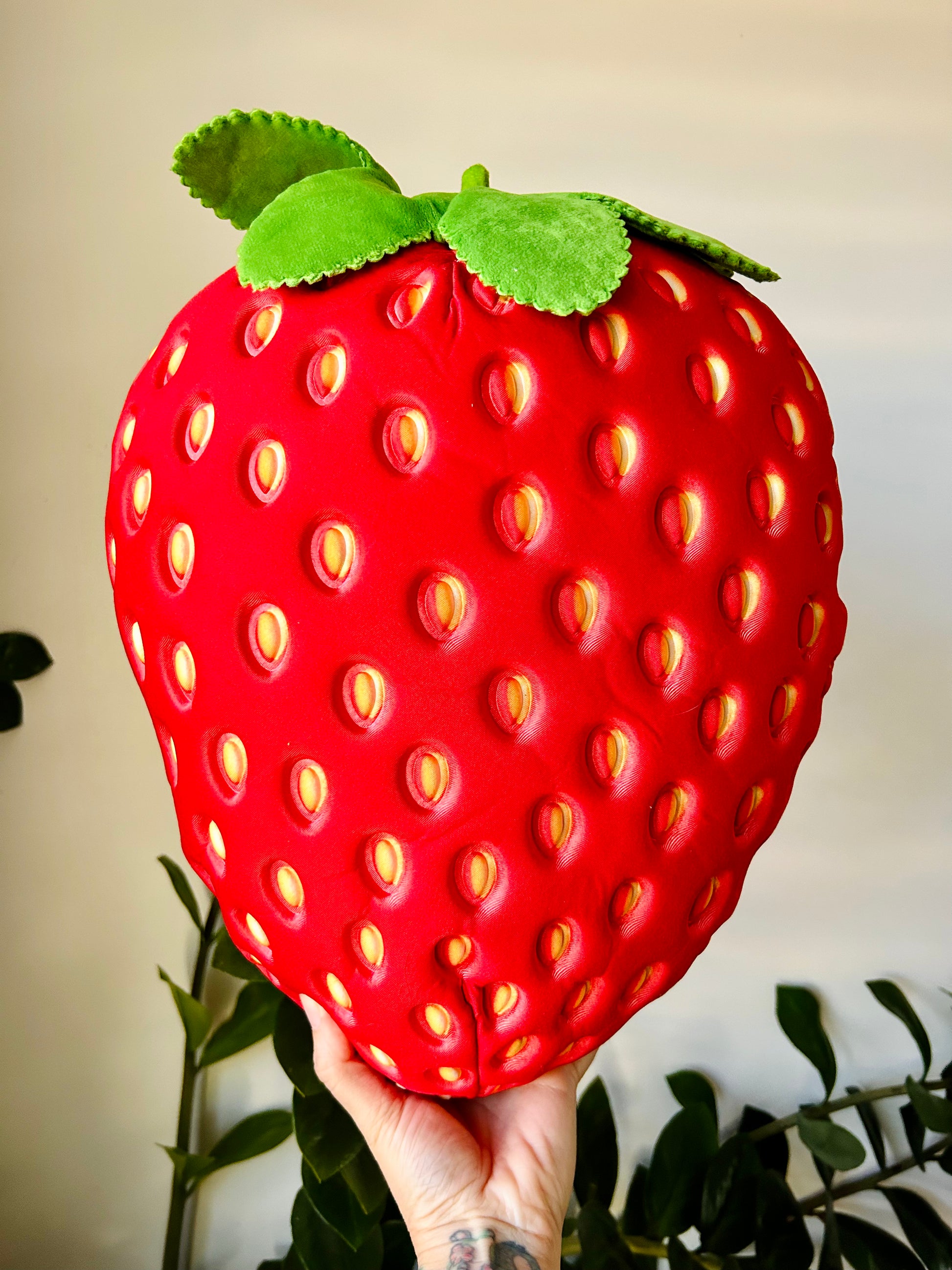 Giant Strawberry Cushion Arco Iris Interiors