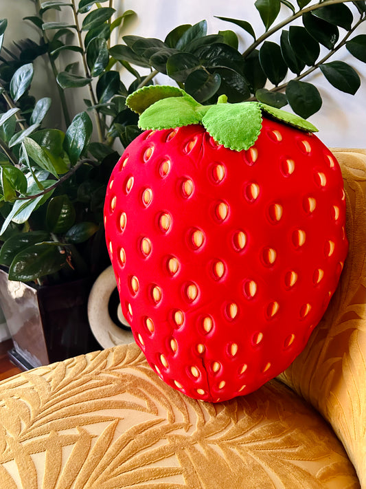 Giant Strawberry Cushion