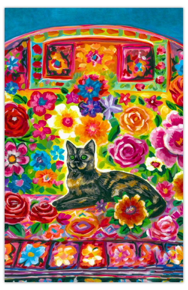 Greeting Card - ‘Mexican Cat'