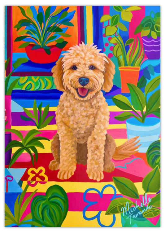 Large Postcard Print - 'The Garden 2'