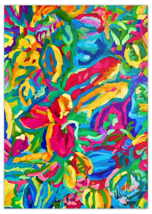 Large Postcard Print - 'Life In The Tropics'