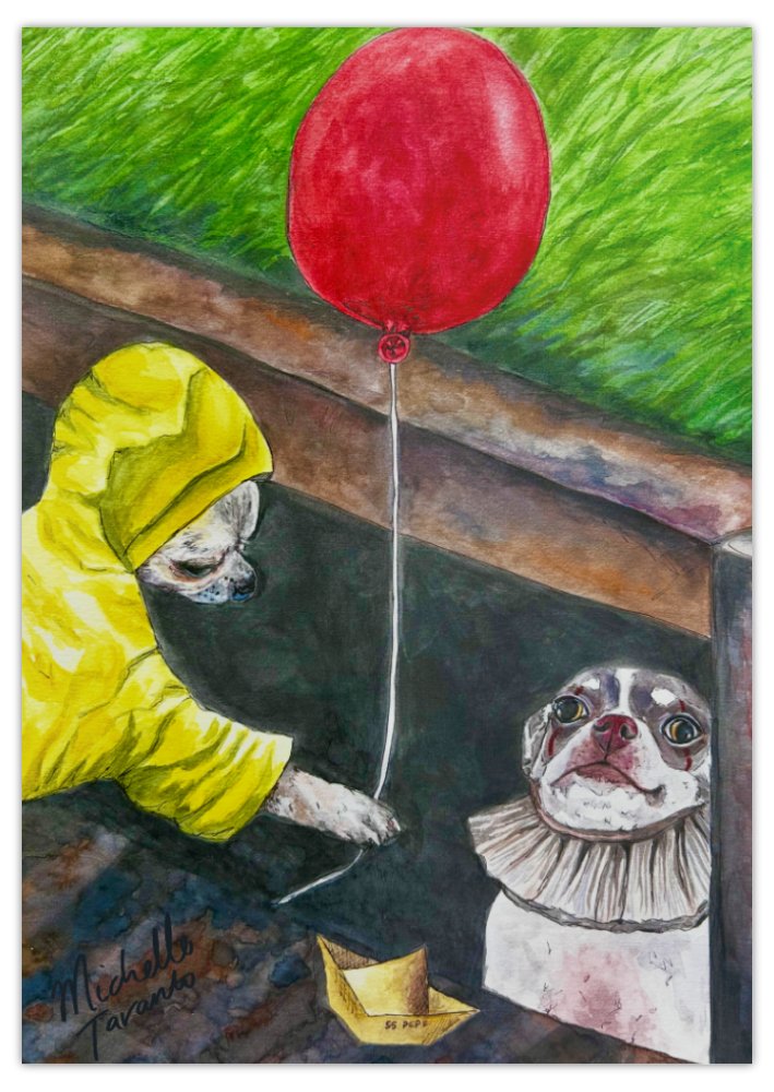 Large Postcard Print - 'PUPWISE'