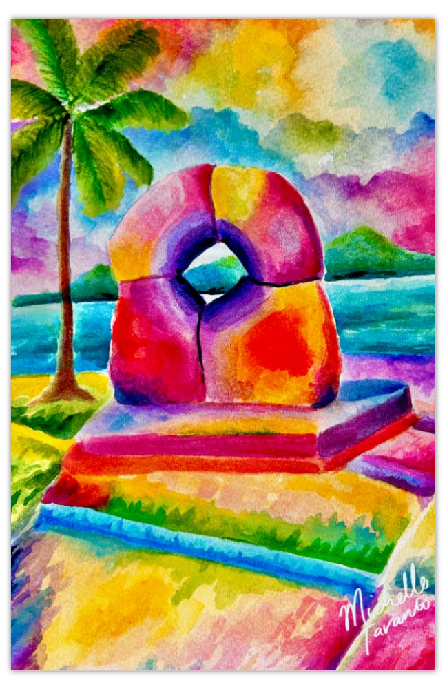 Greeting Card - 'Yeppoon Main Beach'