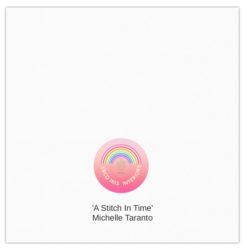 Greeting Card - ‘A Stitch In Time'