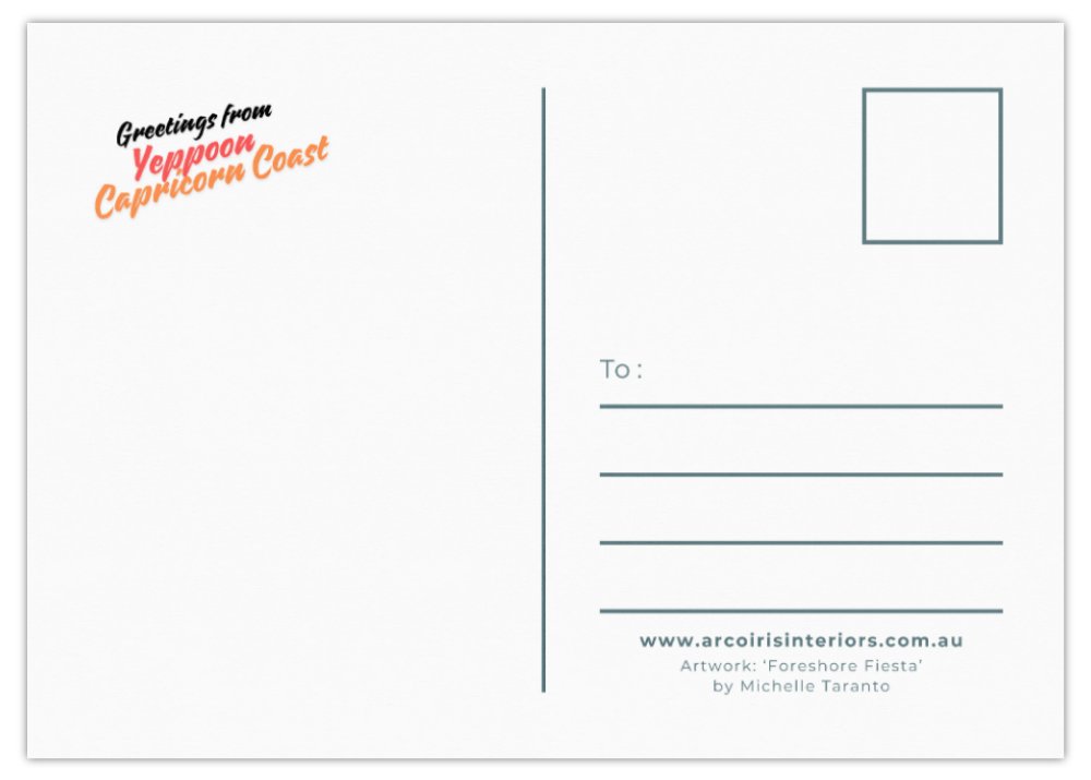 Postcard - 'Foreshore Fiesta'